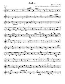 Partition viole de gambe aigue, A Plain et Easy Introduction to Practical Music