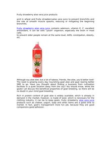 fruity strawberry aloe vera juice products 