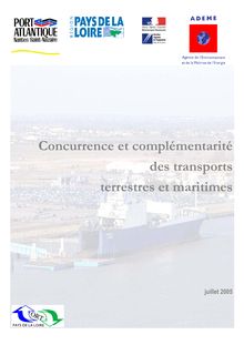 Concurrence et complémentarité des transports terrestres et maritimes.