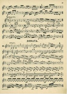 Partition de violon, violon Sonata, Violin Sonata No.28 par Wolfgang Amadeus Mozart