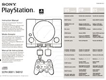 Notice PlayStation Sony  SCPH-9001