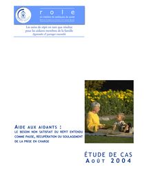 ÉTUDE DE CAS - AIDE AUX AIDANTS - PDF