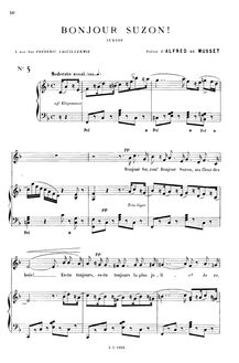 Partition complète (F major), Bonjour Suzon!, Aubade, Pessard, Émile