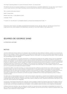 Le péché de Monsieur Antoine, Tome 1 par George Sand