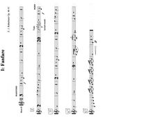 Partition cor 2,  pour orchestre, B flat, Robertson, Ernest John