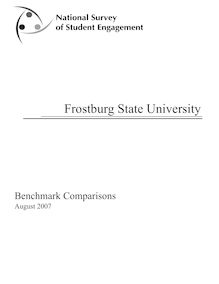 Copy of NSSE07 Benchmark Comparisons Report (FSU)