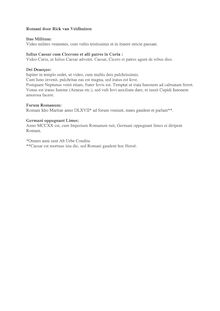 Partition Typesetted Latin Notes, Romani, Op.3, Veldhuizen, Rick van