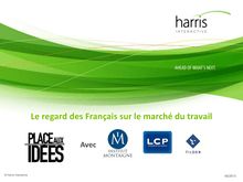 Le regard des Français sur le marché du travail : Sondage Harris Interactive