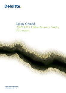 Losing ground : 2009 TMT security survey