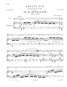 Partition de piano, violon Sonata, Violin Sonata No.28 par Wolfgang Amadeus Mozart