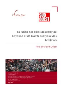 Fusion des club de Bayonne et Biarritz : 63% des Bayonnais et Biarrots y sont favorables