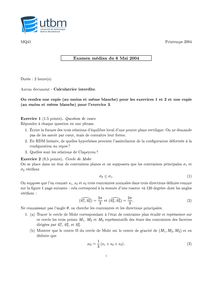 Résistance des matériaux : introduction aux calculs des structures 2004 Génie Mécanique et Conception Université de Technologie de Belfort Montbéliard