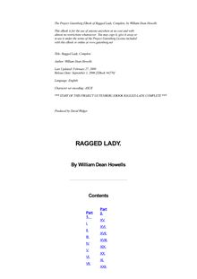 Ragged Lady — Complete