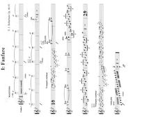 Partition violons I,  pour orchestre, B flat, Robertson, Ernest John