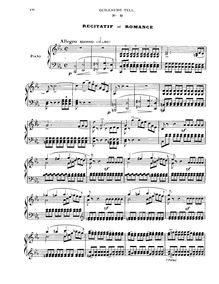 Partition complète, Guillaume Tell, Opéra in quatre actes, Rossini, Gioacchino par Gioacchino Rossini