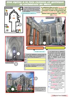 Une église à la fois romane et gothique la cathédrale du Mans