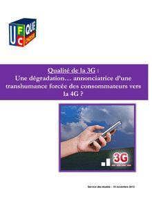 Qualité de la 3G :  Une dégradation… annonciatrice d’une transhumance forcée des consommateurs vers  la 4G ? 