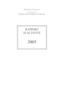 Rapport d activité 2005 du Conseil économique et social