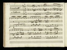 Partition No.4 en C major, 6 clavier Trios, 6 Sonatas, Bach, Johann Christian