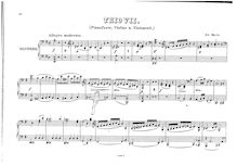 Partition complète, 3 Piano Trios, Hob.XV:11-13, E♭ Major, E Minor, C Minor