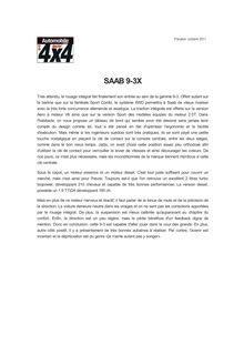 SAAB 9-3X