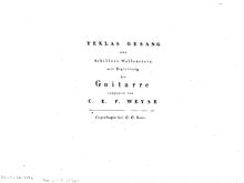 Partition complète (E minor), Teklas Gesang aus Schillers Wallenstein