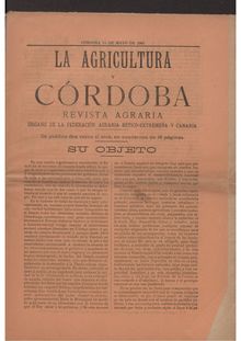 La Agricultura y Córdoba, n. 09 (1903)