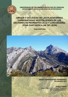 Origen y ciclicidad de las plataformas carbonatadas westfalienses en los sectores de Piedrafita-Lillo y Lois-Ciguera, zona cantábrica (ne de León)