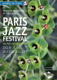 Dossier de presse 19ème édition du Paris Jazz Festival