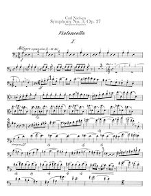 Partition violoncelles, Symphony No.3, Op.27 Sinfonia Espansiva