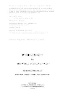 White Jacket - or, the World on a Man-of-War
