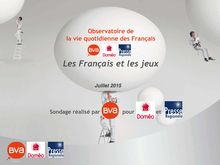 Les Français et les jeux (sondage BVA-Doméo-Presse régionale, juillet 2015)
