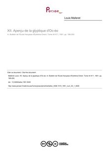 Aperçu de la glyptique d Oc-èo - article ; n°1 ; vol.44, pg 189-200