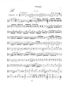 Partition viole de gambe, 3 corde Trios, Op.20, 3 Trios Pour Violon, Alto, et Basse