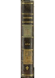 Partition Act II, La contadina en corte, Sacchini, Antonio