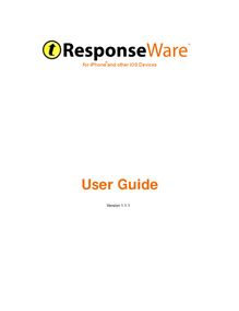 ResponseWare for iPhone and other iOS Devices