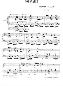 Partition complète, Polonaise, Op.104, Heller, Stephen par Stephen Heller