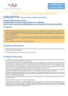HERCEPTIN - Synthèse d avis HERCEPTIN - CT-9411