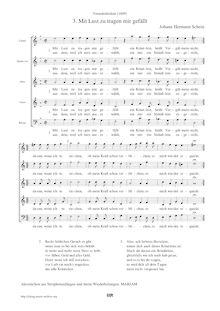 Partition Score (Original, SSSAT/SSAAT/SSAAB), Venus-Kränzlein, Venus Kräntzlein par Johann Hermann Schein