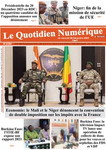 Quotidien Numérique d’Afrique du 12/6/2023 12:16:23 PM