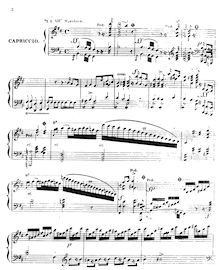 Partition complète, Capriccio, Op.104, Kalkbrenner, Friedrich Wilhelm