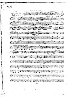 Partition violons II, Chasse du Jeune Henry, Méhul, Etienne Nicolas