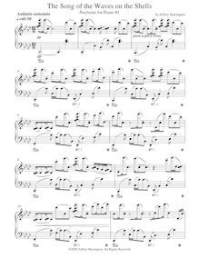Partition No.1, nocturnes pour Piano, Oceana, Harrington, Jeffrey Michael