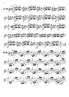 Partition , Study en D major, Study en D minor, Study en D major, Etudes, Op.60 par Matteo Carcassi