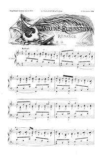 Partition complète, 2 Morceaux, Op.26, Rubinstein, Anton