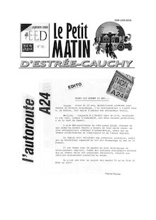 LE PETIT MATIN D ESTREE-CAUCHY N°10 - JANVIER 2006: TRAMWAY BETHUNE-BRUAY CONTRE A24