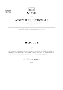 ASSEMBLÉE NATIONALE CONSTITUTION DU OCTOBRE