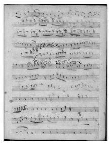 Partition violons II, Athalie, Beck, Franz Ignaz