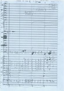 Partition complète, Concerto pour violon, D major, Geng, Shiqi
