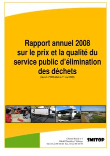 rapport 2008 SMITOP en cours de rédaction